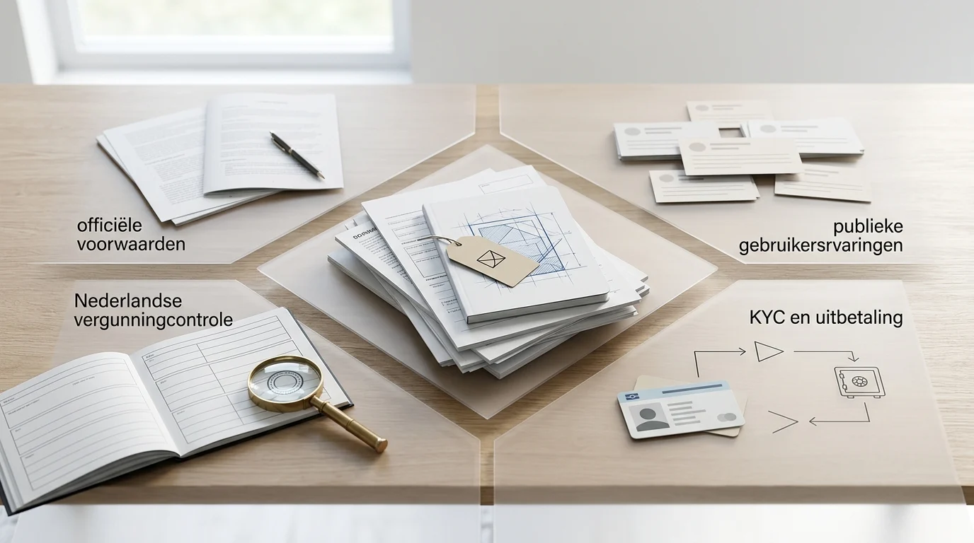 Redactionele bewijskaart met voorwaarden, vergunning, KYC en publieke ervaringen rond MrPunter